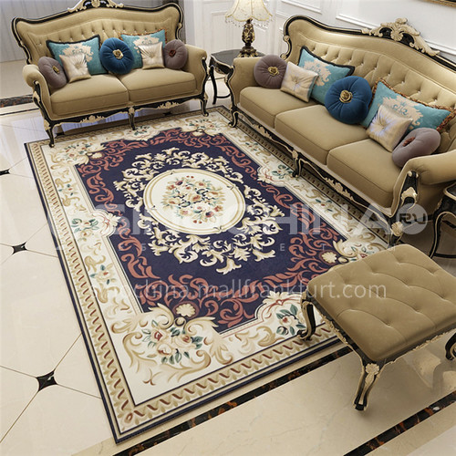 Luxury European American jacquard carpet European style carpet living room family bedroom American style bedside rug 0060